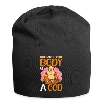 Buddhismus Buddhist Buddha - Jersey-Beanie - Schwarz - Vorne