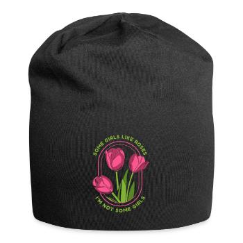 Tulpen Humor Tulpen - Jersey-Beanie - Schwarz - Vorne