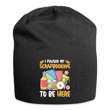 Scrapbooker - Jersey-Beanie - Schwarz - Vorne