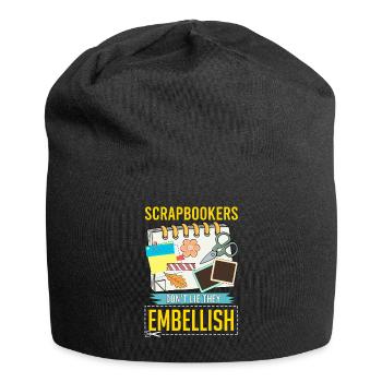 Scrapbooking - Jersey Beanie - black - Front