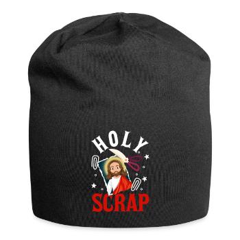 Scrapbooking Scrapbooker - Jersey-Beanie - Schwarz - Vorne