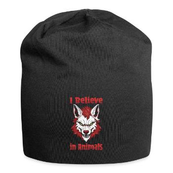 Furry Fandom Fursuits Cool - Jersey Beanie - black - Front