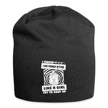 Peanut butter - Jersey Beanie - black - Front