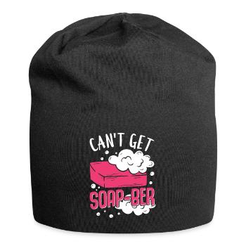 Fabrication de savon, savonnier, savonologue - Bonnet en jersey - noir - Devant