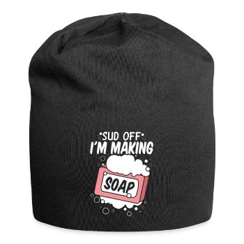 Fabrication de savon, savonnier, savonologue - Bonnet en jersey - noir - Devant