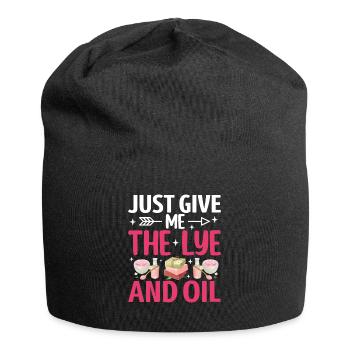 Seifenherstellung Seifenhersteller Soapologist - Jersey-Beanie - Schwarz - Vorne