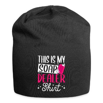 Soap Making, Soap Maker, Soapologist - Jersey Beanie - black - Front