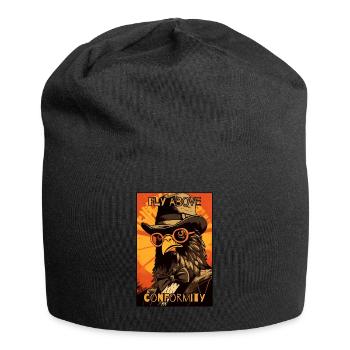 Rise above the norms and conformity. - Jersey Beanie - black - Front