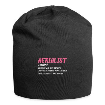 Air silk - Jersey Beanie - black - Front