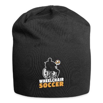 Soccer Soccer Fauteuil roulant - Bonnet en jersey - noir - Devant