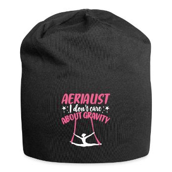 Soie aérienne - Bonnet en jersey - noir - Devant