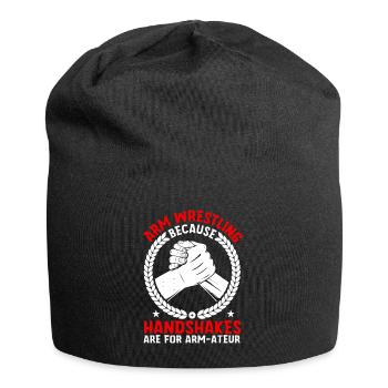 Arm wrestler - Jersey Beanie - black - Front