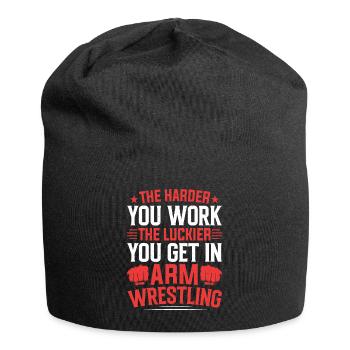 Arm wrestler - Jersey Beanie - black - Front