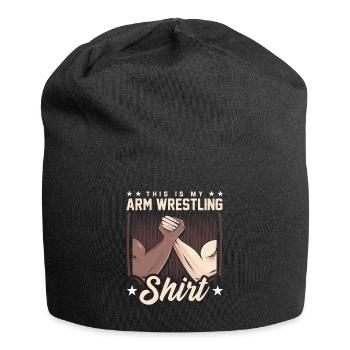 Arm wrestler - Jersey Beanie - black - Front