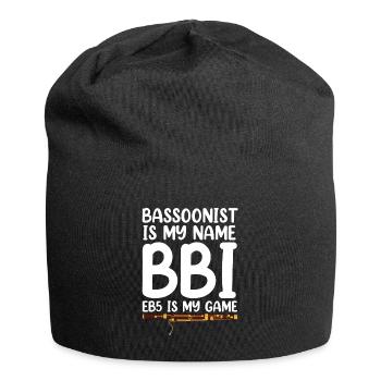 Fagott - Jersey-Beanie - Schwarz - Vorne