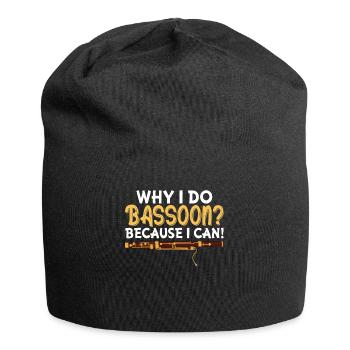 Bassoonist - Jersey Beanie - black - Front