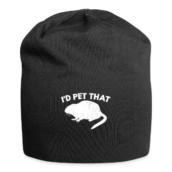 Muskrat Retro - Jersey Beanie - black - Front