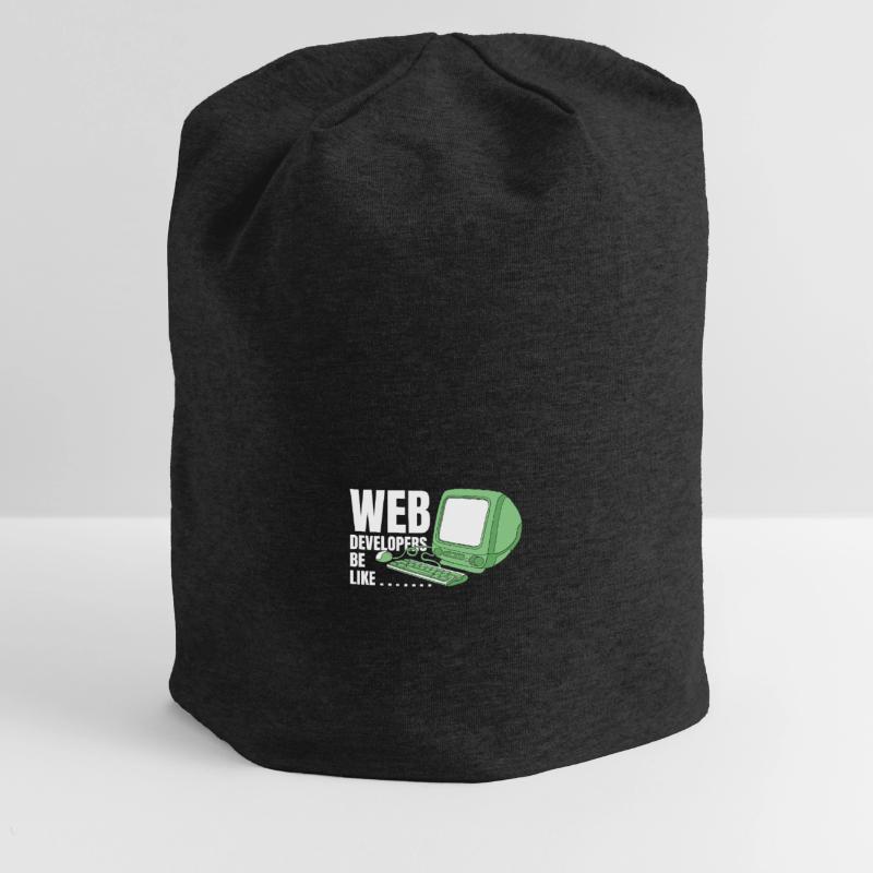 Web Developer Web Developer Funny Jersey Beanie