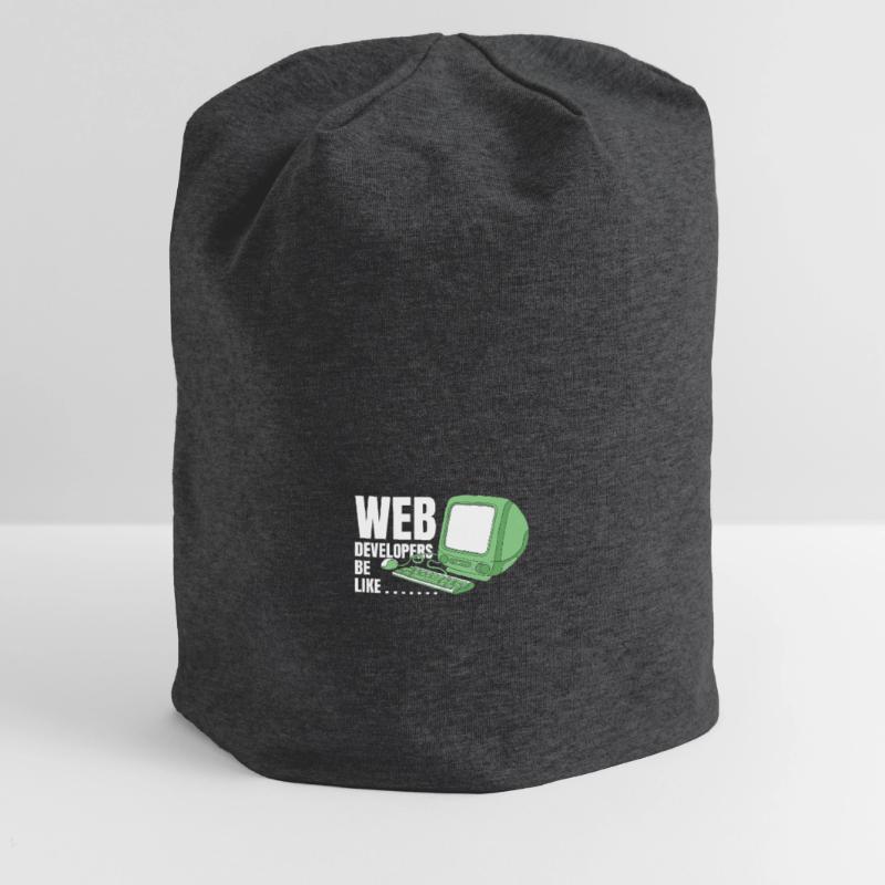 Web Developer Web Developer Funny Jersey Beanie