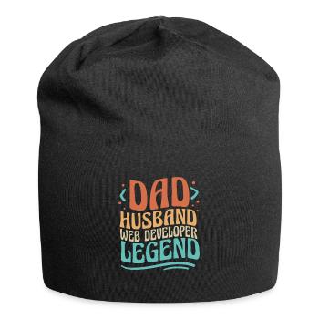 Web Developer Web Developer Father - Jersey Beanie - black - Front