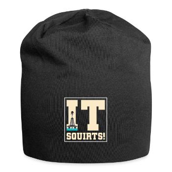 Cool oil field oil rig - Jersey Beanie - black - Front