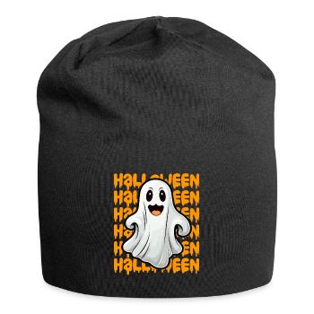 Design d’Halloween effrayant pour la prochaine fête - Bonnet en jersey - noir - Devant