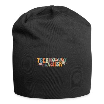 Cours de professeur de technologie Groovy - Bonnet en jersey - noir - Devant
