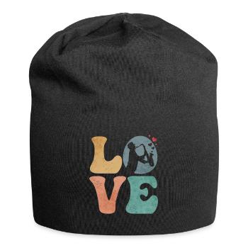 Blues Musik Musikant - Jersey-Beanie - Schwarz - Vorne