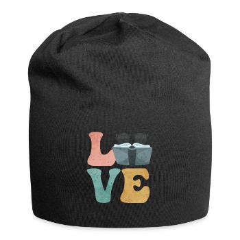 Book Readers Read Bookworm - Jersey Beanie - black - Front