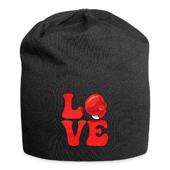 Boxer Boxen - Jersey-Beanie - Schwarz - Vorne