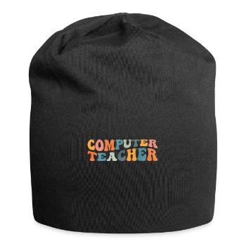 Groovy Computer Teacher Lessons - Jersey Beanie - black - Front