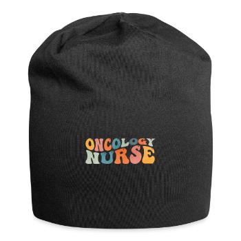 Groovy Onkologie Krankenschwester Krebs Chemo Kran - Jersey-Beanie - Schwarz - Vorne