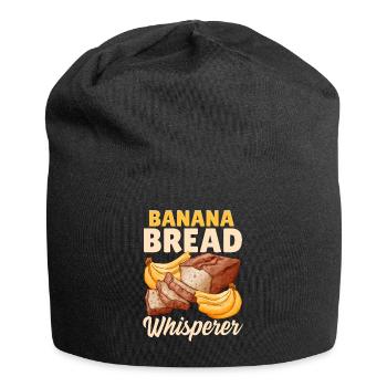 Drôle de boulanger cuisant du pain - Bonnet en jersey - noir - Devant