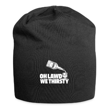 Whisky Whiskey - Jersey-Beanie - Schwarz - Vorne