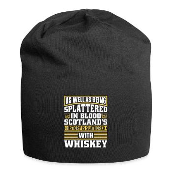 Whisky Whiskey Schottland - Jersey-Beanie - Schwarz - Vorne
