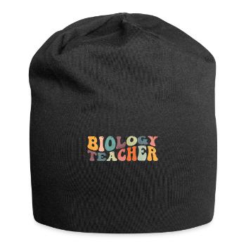 Groovy Biology Teacher Biologist Science Firm - Jersey Beanie - black - Front