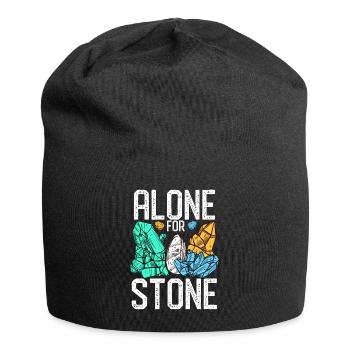 Lustige Gesteinsjagd Mineral Geologe - Jersey-Beanie - Schwarz - Vorne