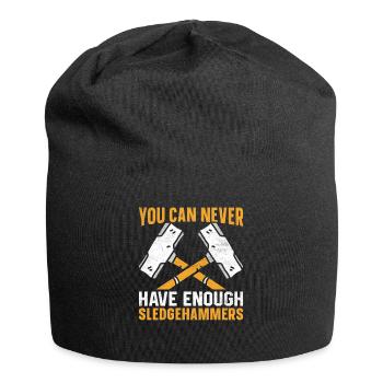 Fun day of house demolition - Jersey Beanie - black - Front