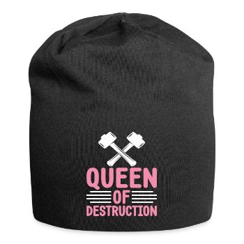 Fun day of house demolition - Jersey Beanie - black - Front