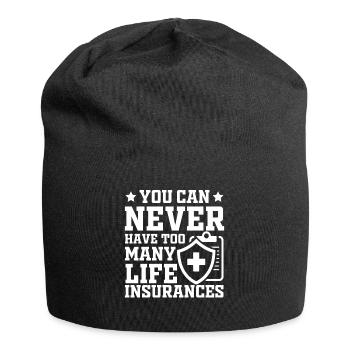 Funny Agent Broker - Jersey Beanie - black - Front