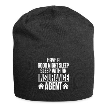 Komischer Broker - Jersey-Beanie - Anthrazit - Vorne