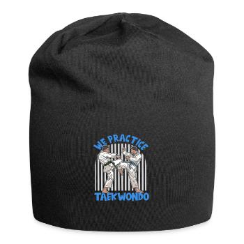Taekwondo Cool Taekwondo Father - Jersey Beanie - black - Front