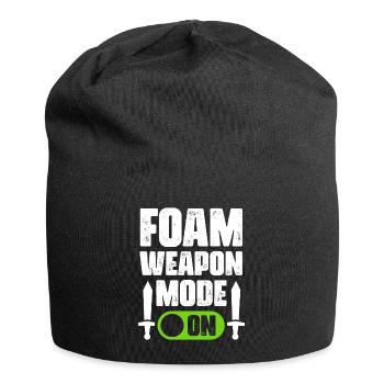 Lustiges Larp Live-Action-Rollenspiel Gamer-Schwer - Jersey-Beanie - Schwarz - Vorne
