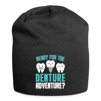 Funny Dental Lab Technician Dentist - Jersey Beanie - black - Front