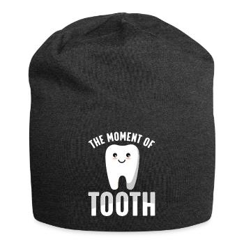 Funny Dental Lab Technician Dentist - Jersey Beanie - charcoal grey - Front