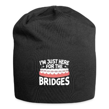 Funny Dental Lab Technician Dentist - Jersey Beanie - black - Front