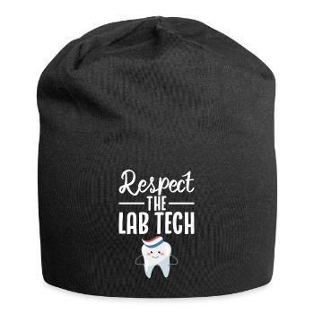 Funny Dental Lab Technician Dentist - Jersey Beanie - black - Front