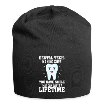 Funny dental technicians - Jersey Beanie - black - Front