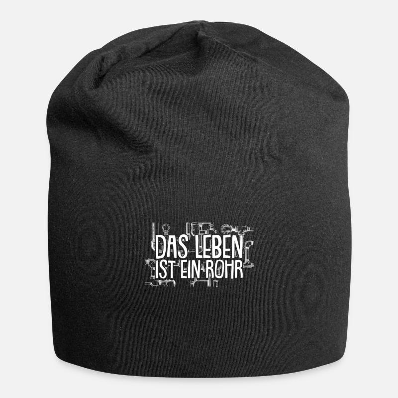Rohrleitungsbauer Witzig - Jersey-Beanie - Schwarz