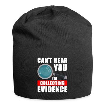 Drôle de scientifique médico-légal - Bonnet en jersey - noir - Devant